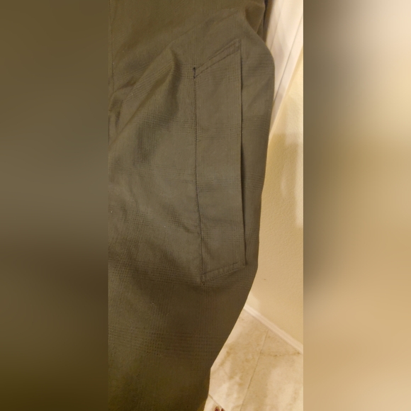 SZ 40L VINTAGE PLAID BRENT TRENCH COAT - Picture 5 of 10